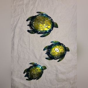 NWOT set of turtle wall decorations
